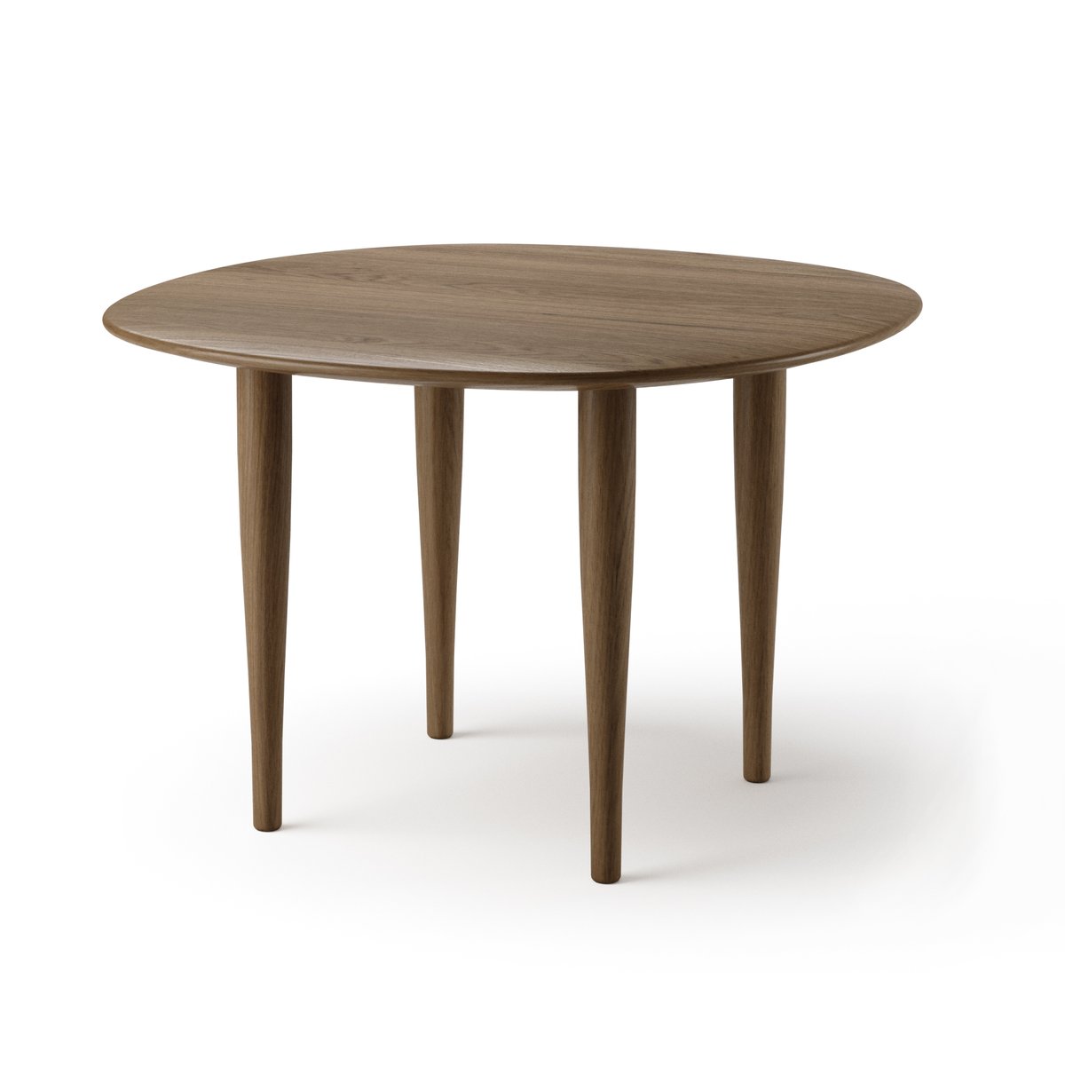 Brdr. Krüger Jari side table Ø60 cm Smoke oiled oak