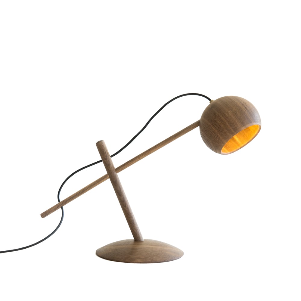 Brdr. Krüger Lune table lamp Smoke oiled oak