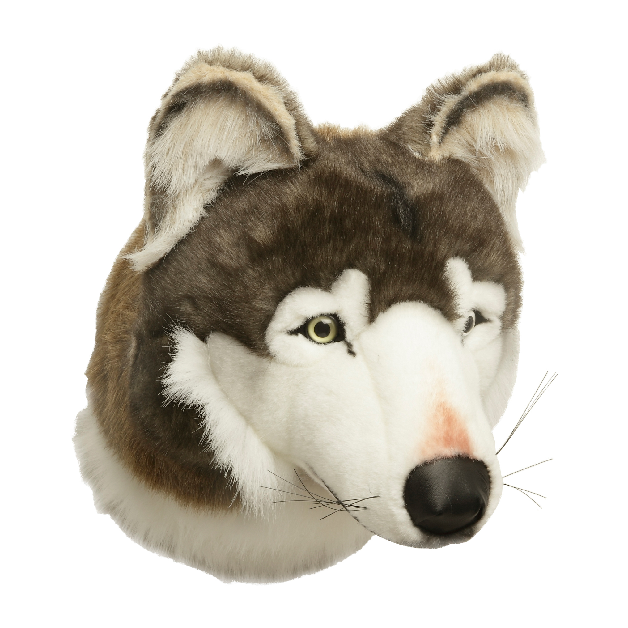 Stuffed wolf hot sale head