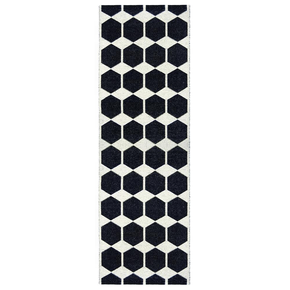 Brita Sweden Anna rug black 70x200 cm