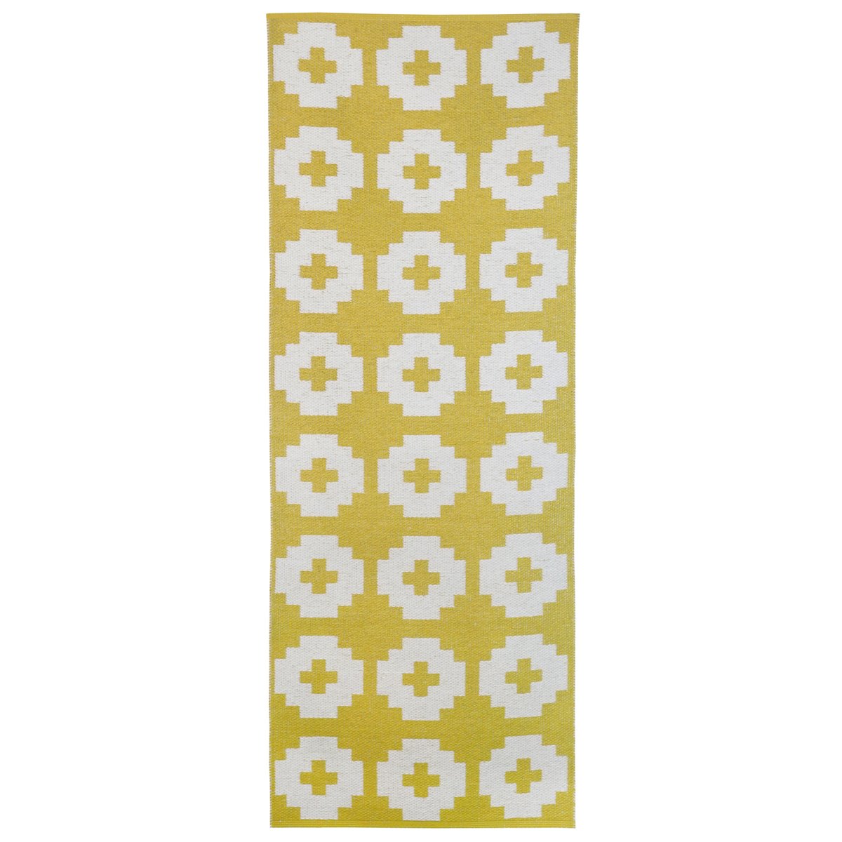 Brita Sweden Flower rug sun (yellow) 70x150 cm