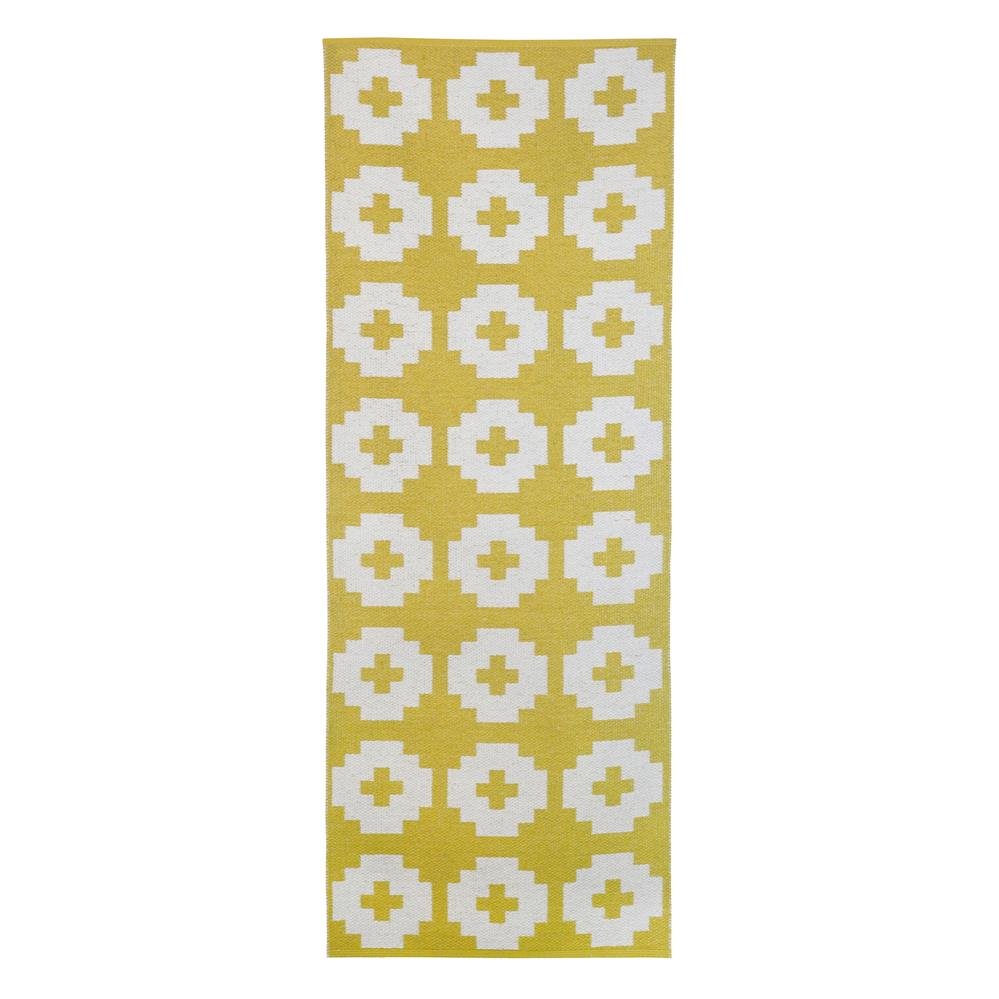 Brita Sweden Flower rug sun (yellow) 70x200 cm