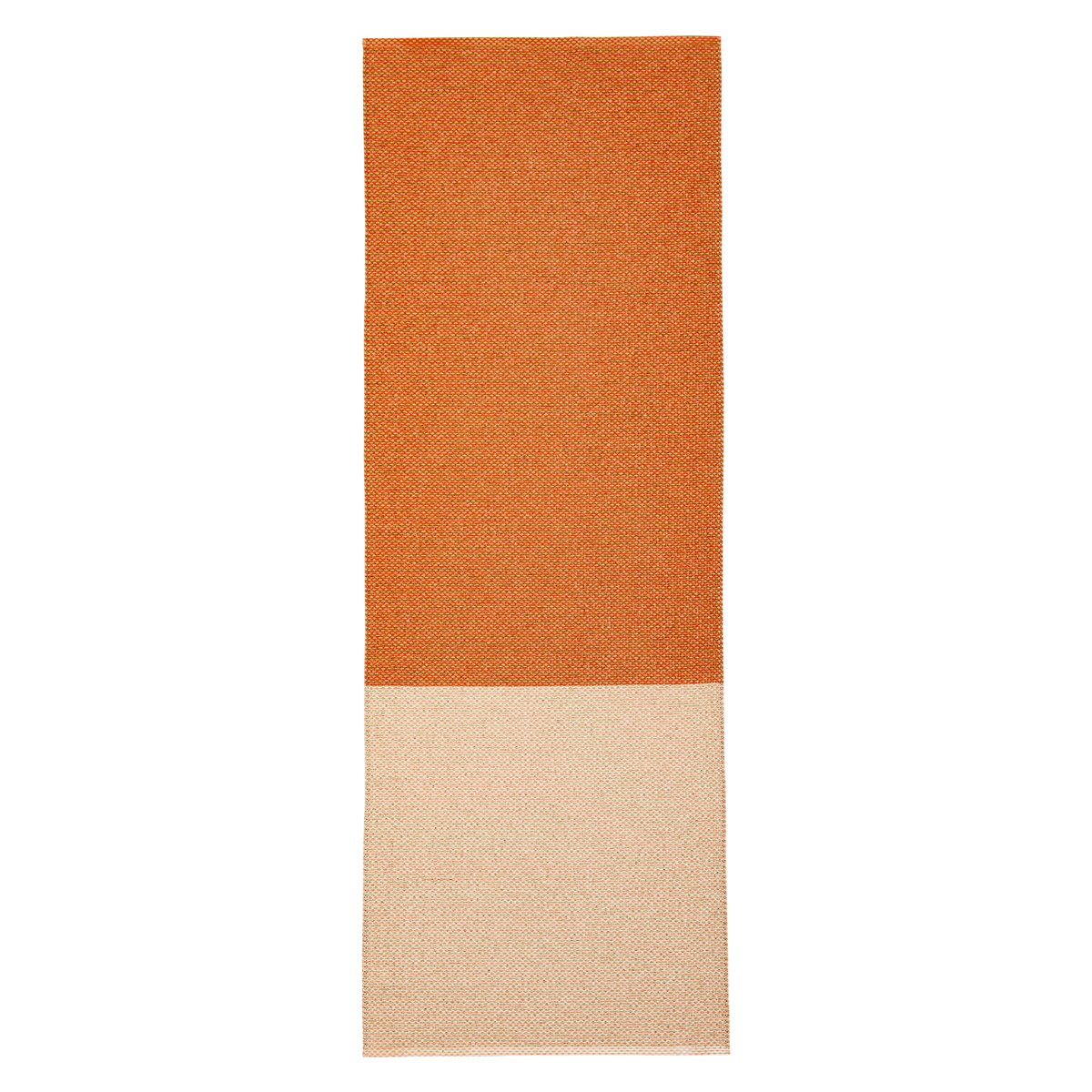 Brita Sweden Moor rug  cream (cream white-terracotta) 70x200 cm