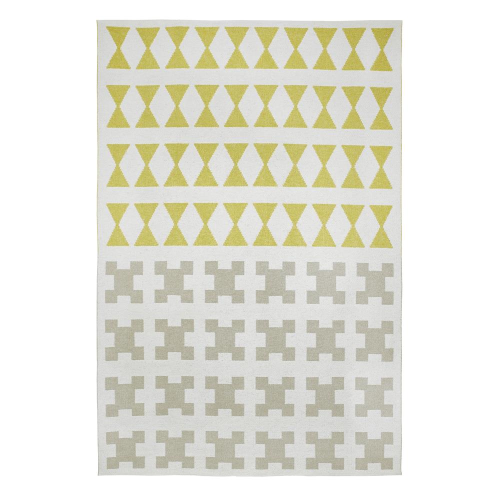 Brita Sweden Paris rug yellow-grey