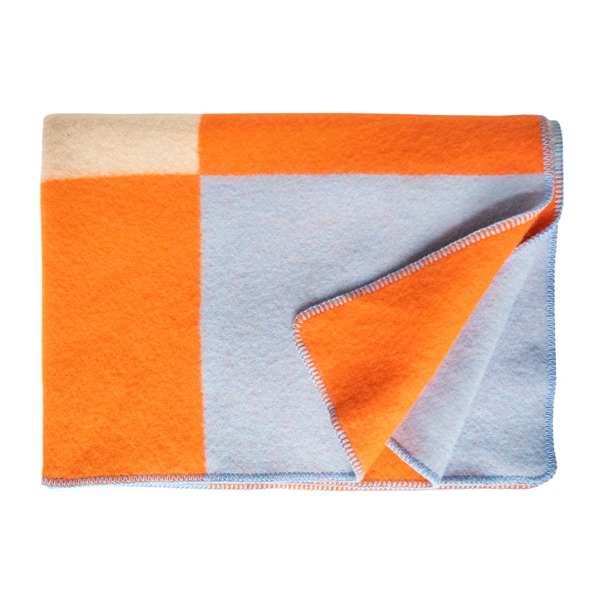 Brita Sweden Pop wool throw 130x200 cm Orange