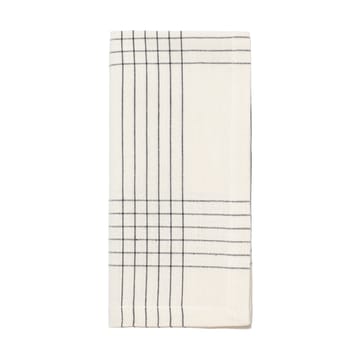 Alice fabric napkin 45x45 cm - Black-natural - Broste Copenhagen