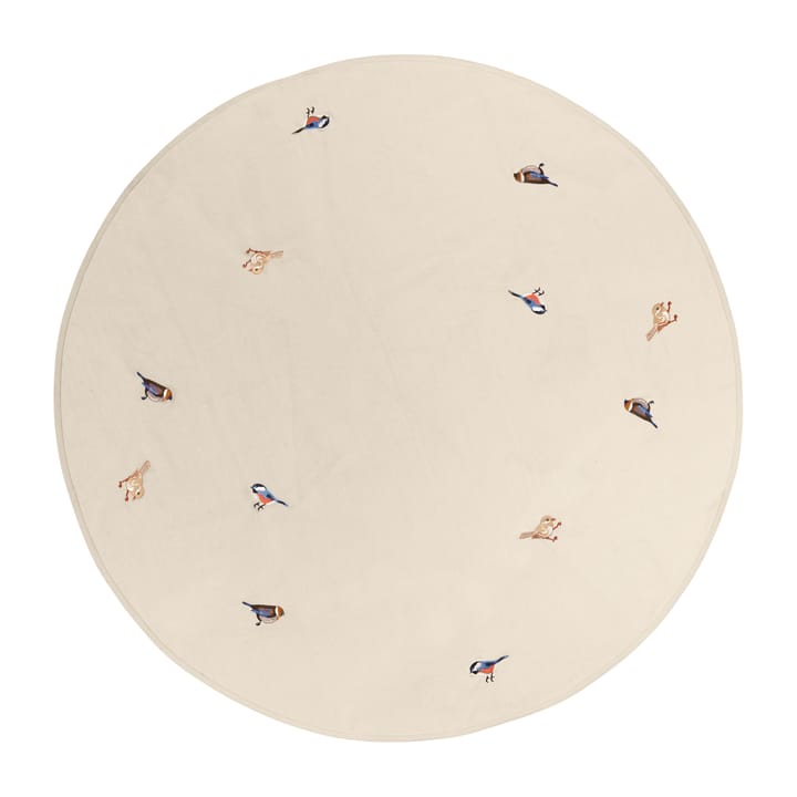 Bird Christmas tree rug - Brazilian sand - Broste Copenhagen