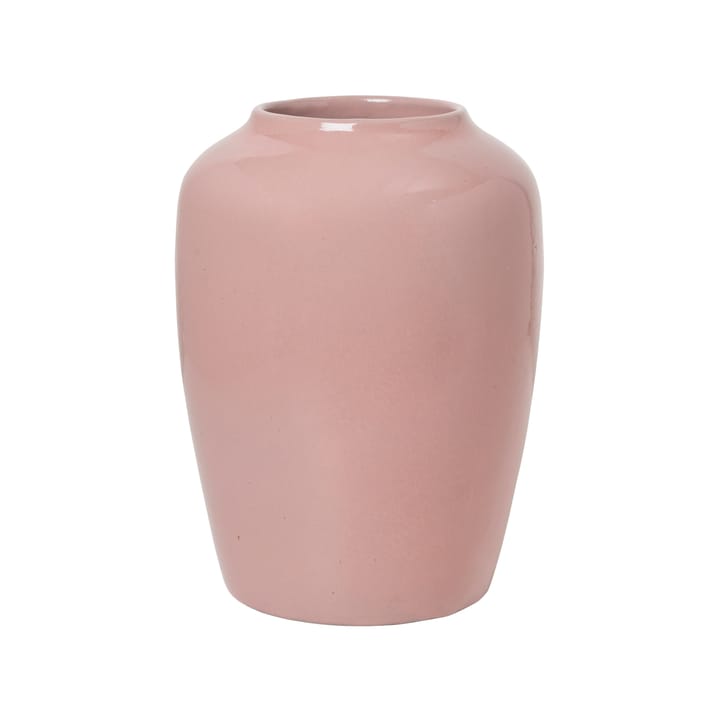 Cph Curve ceramic vase 24.5 cm, light red Broste Copenhagen