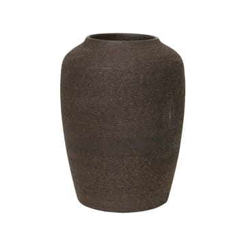 Cph Curve ceramic vase 24.5 cm - raw brown - Broste Copenhagen