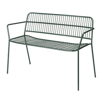 Eden bench with arm support - Forest green - Broste Copenhagen