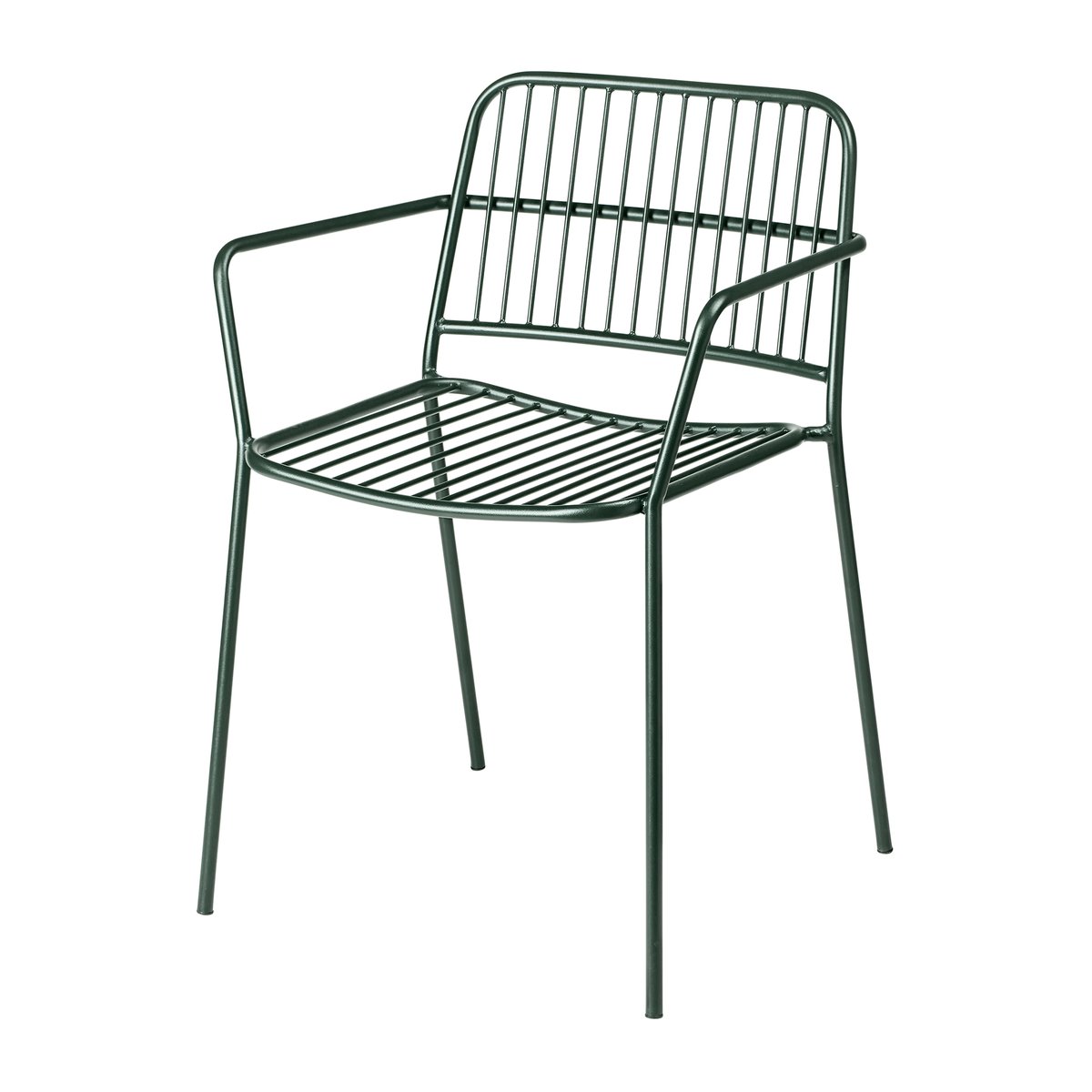 Broste Copenhagen Eden karm chair Forest green