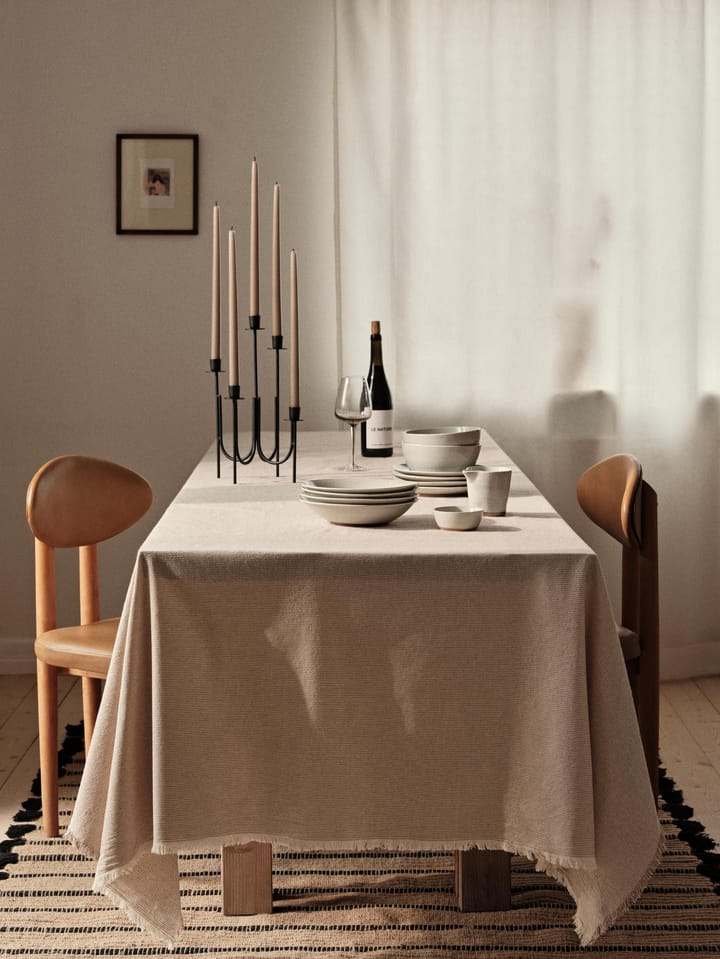 Elouise tablecloth 160x200 cm, Gray Broste Copenhagen