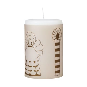 Fairy Tale candle 12 cm - White-green - Broste Copenhagen