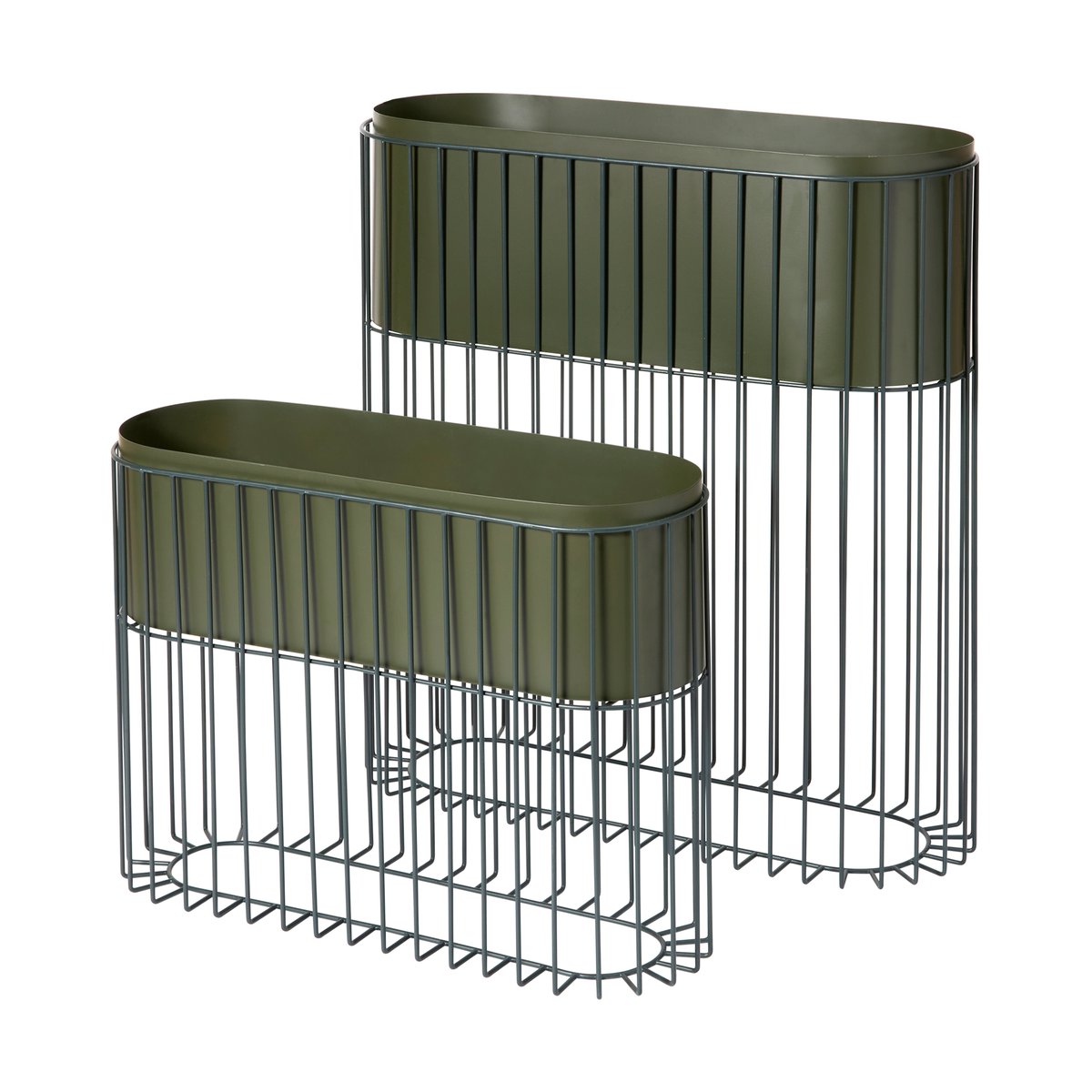 Broste Copenhagen Fenja plant box set Green