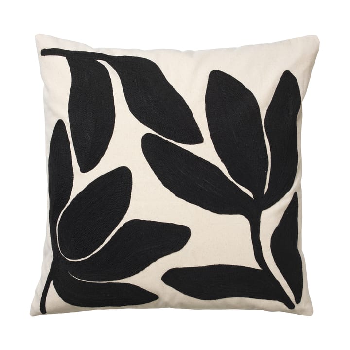 Herbert cushion cover 50x50 cm - Black-natural - Broste Copenhagen