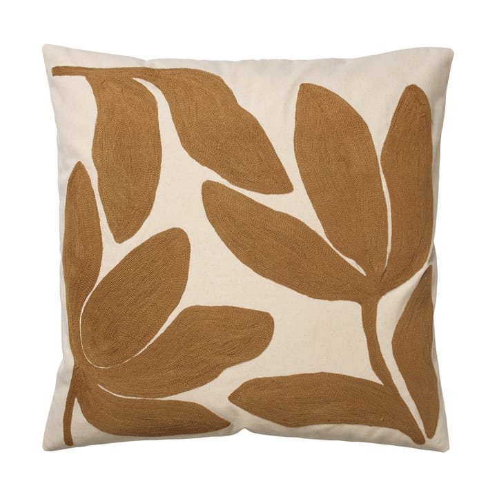 Herbert cushion cover 50x50 cm - Golden brown-natural - Broste Copenhagen