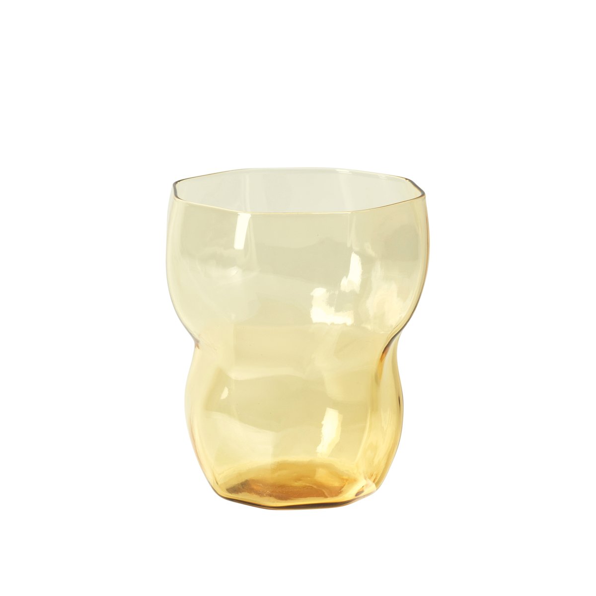 Broste Copenhagen Limfjord Tumbler glass 35cl Amber