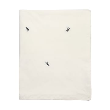 Mai tablecloth - 160x300 cm, black-off white - Broste Copenhagen