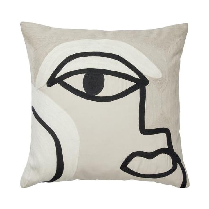 Manon cushion cover 50x50 cm - Black - Broste Copenhagen