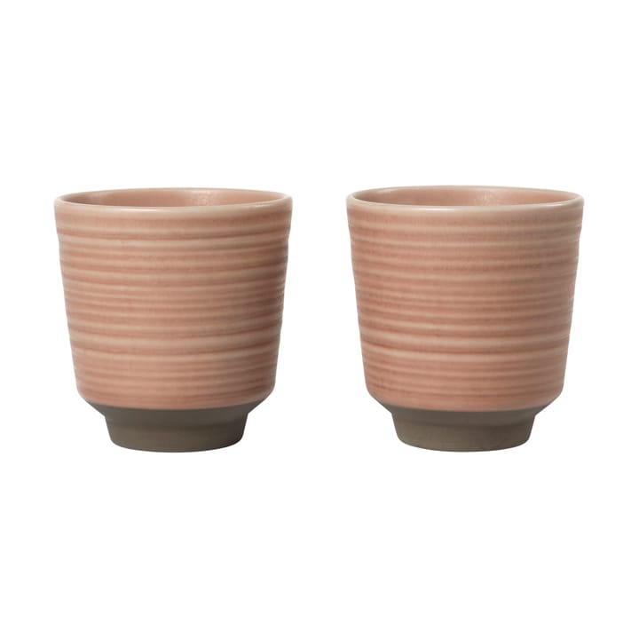 Miko mug 15 cl 2-pack - Dusty pink - Broste Copenhagen