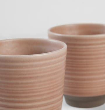 Miko mug 15 cl 2-pack - Dusty pink - Broste Copenhagen