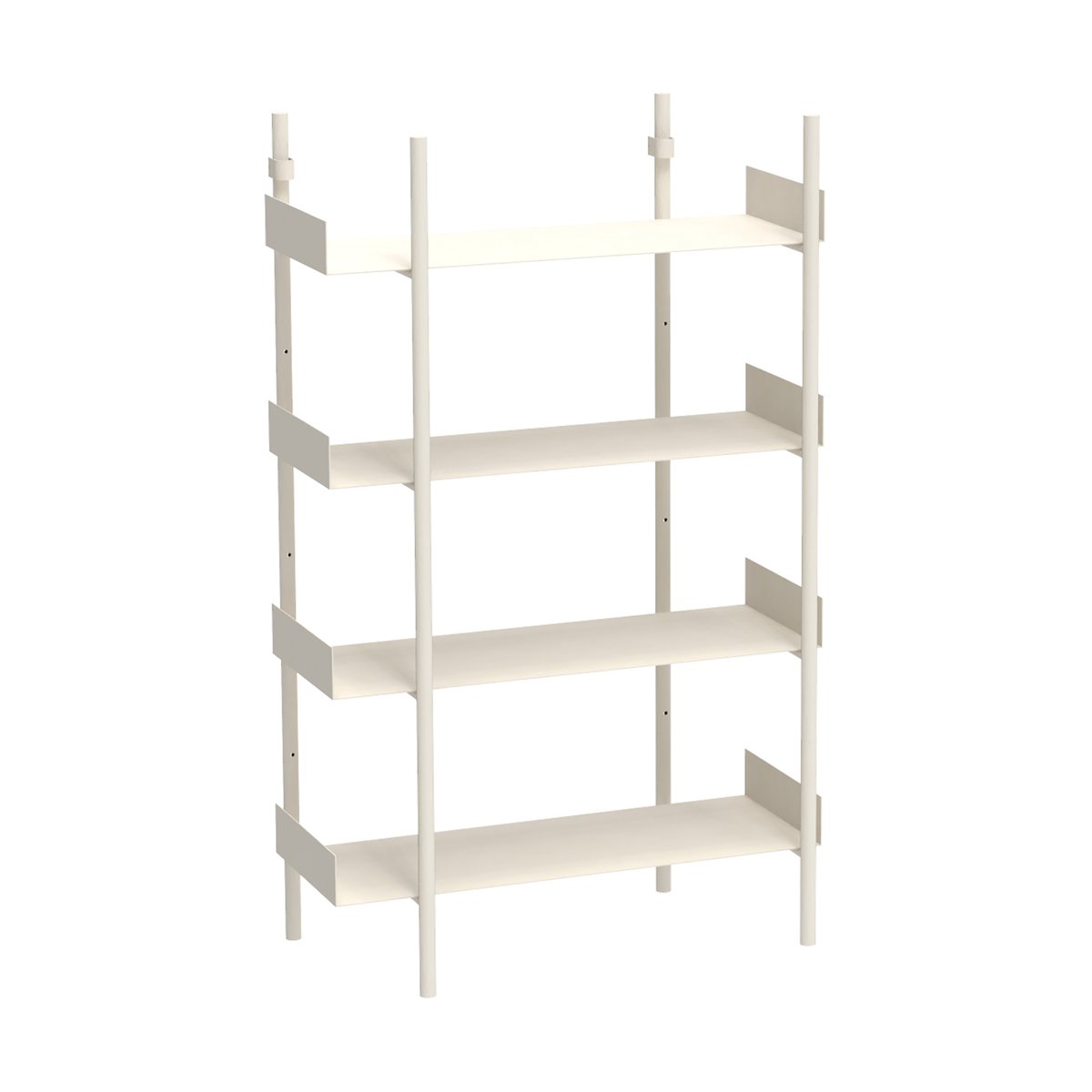 Broste Copenhagen Nobuko bookshelf 4 shelves White