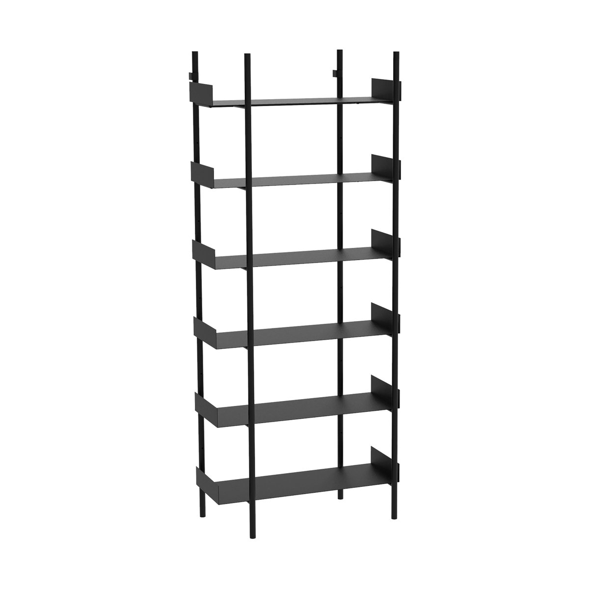 Broste Copenhagen Nobuko bookshelf 6 shelves Black