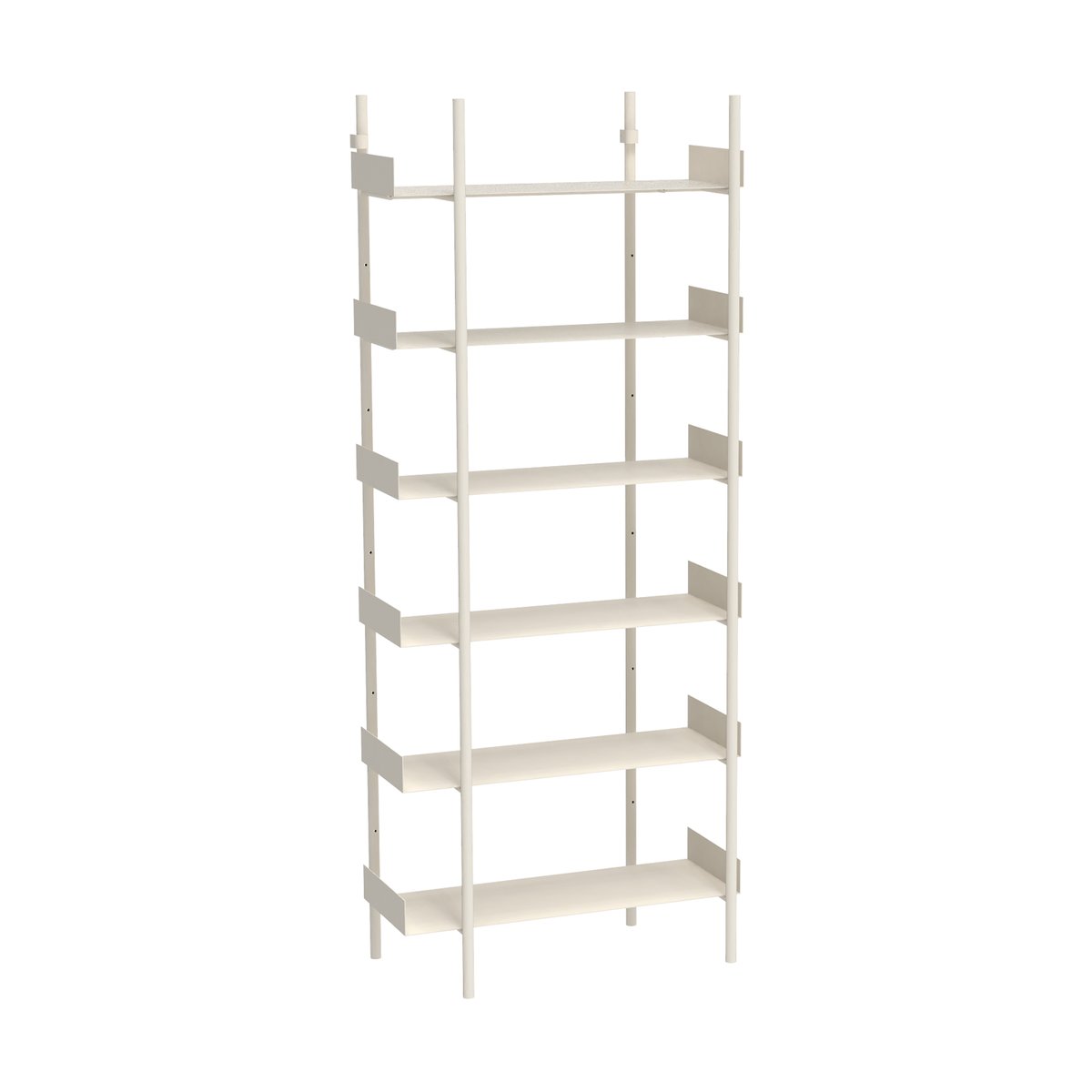 Broste Copenhagen Nobuko bookshelf 6 shelves White