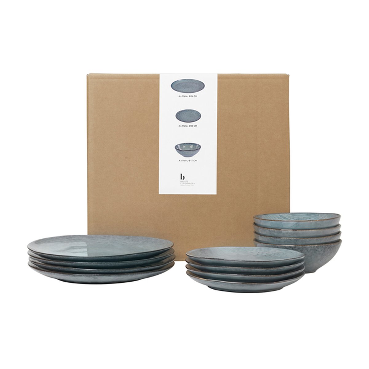 Broste Copenhagen Nordic Sea dinner service set 12 pieces