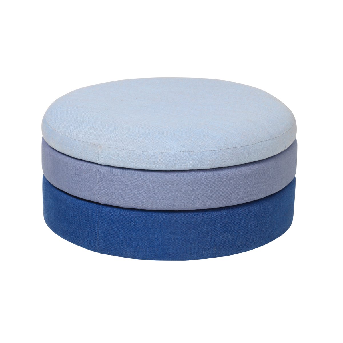 Broste Copenhagen Pond pouffe 30 cm Blue shades