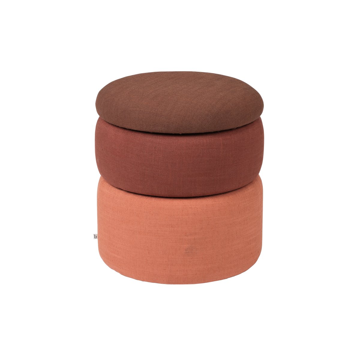 Broste Copenhagen Pond pouffe 42 cm Rusty shades