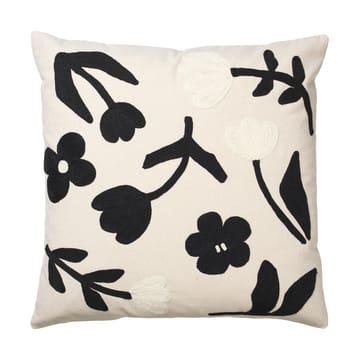 Rosita cushion cover 50x50 cm - Black-natural - Broste Copenhagen