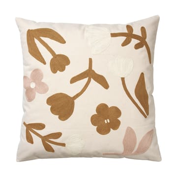 Rosita cushion cover 50x50 cm - Golden brown-mauve pink - Broste Copenhagen