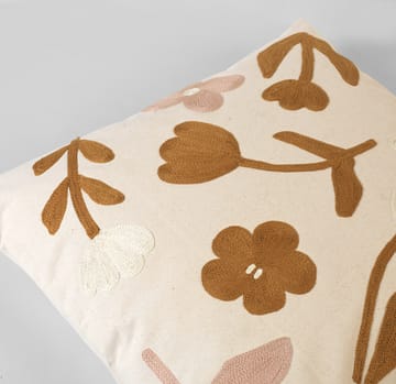 Rosita cushion cover 50x50 cm - Golden brown-mauve pink - Broste Copenhagen