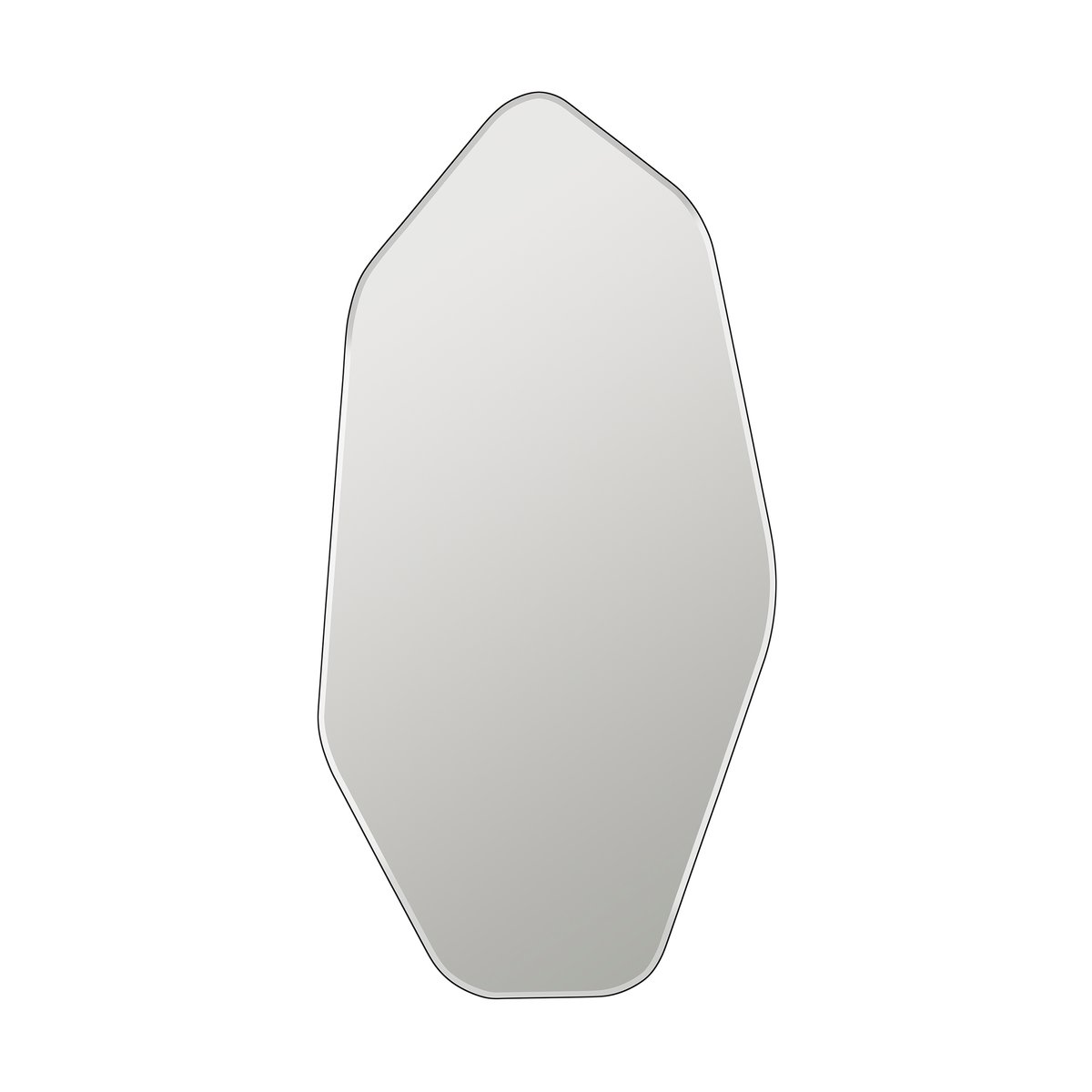 Broste Copenhagen Ruby wall mirror 120x60 cm Clear-black