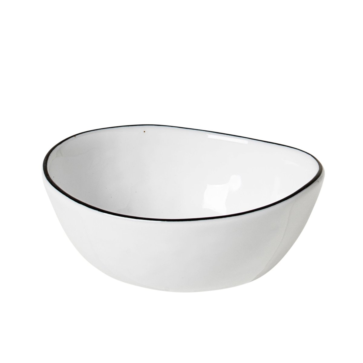 Broste Copenhagen Salt bowl without dots Ø 7.5 cm | Scandinavian Design | Serving bowls | White