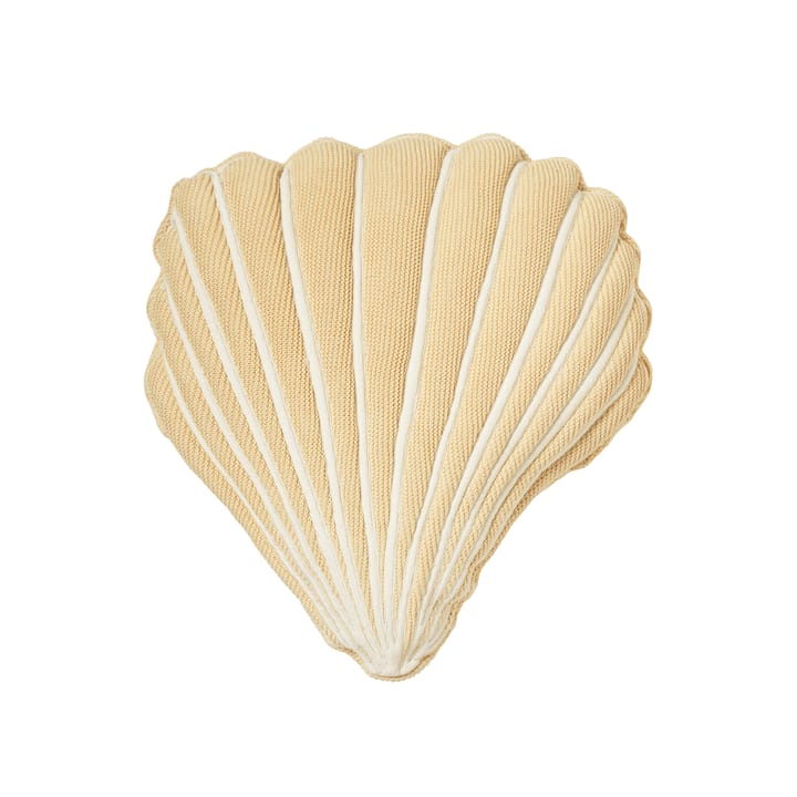 Seashell cotton pillow from Broste Copenhagen - NordicNest.com