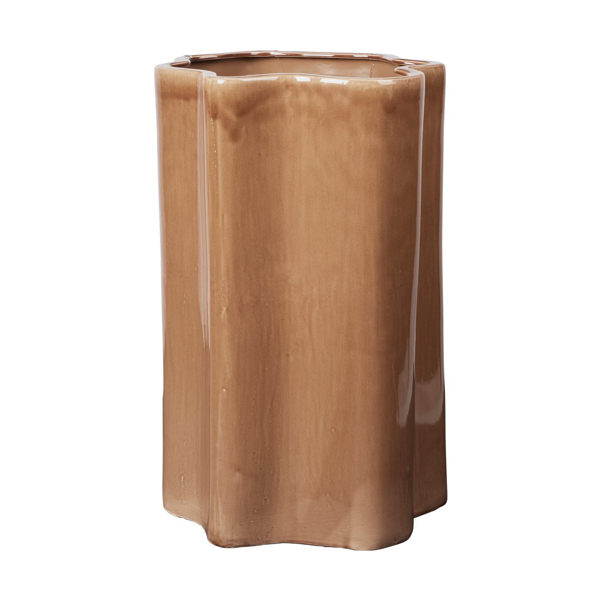 Broste Copenhagen Sonja flower pot H:55 cm Brown