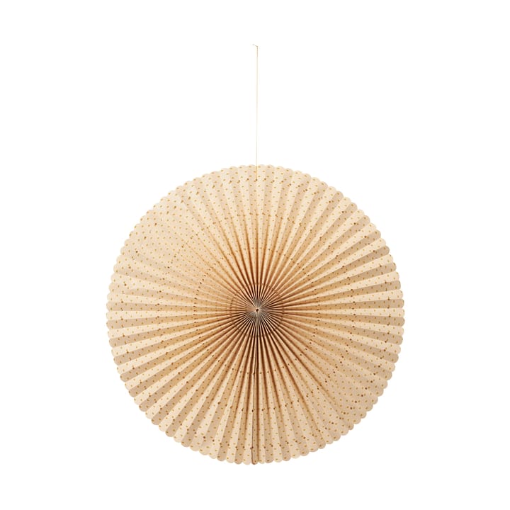 Stella rosette advent star L Ø60 cm - Natural-harvest gold - Broste Copenhagen