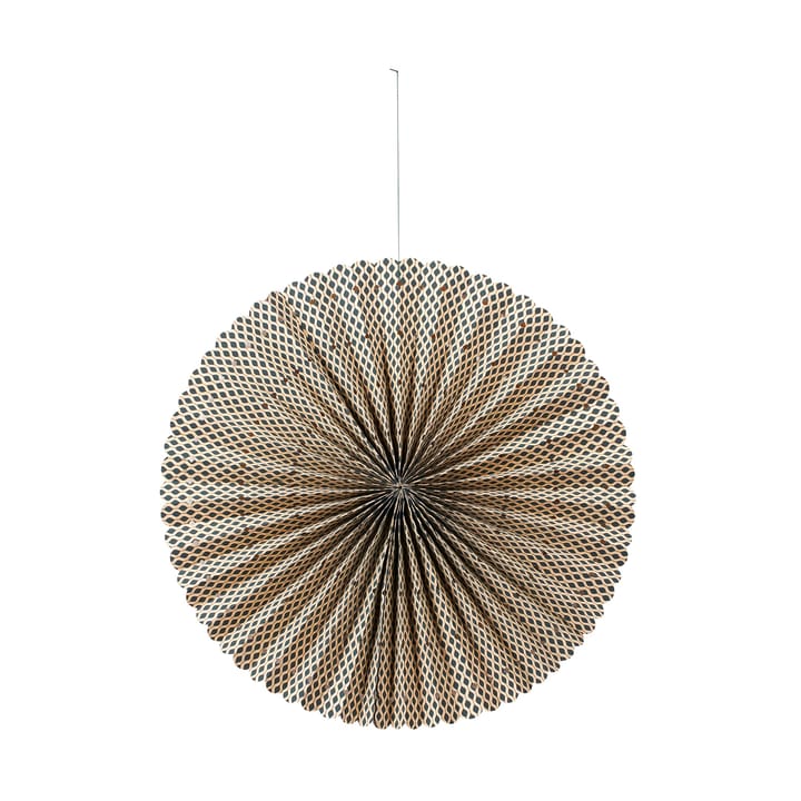 Stella rosette advent star M Ø43 cm - Forest green-natural - Broste Copenhagen