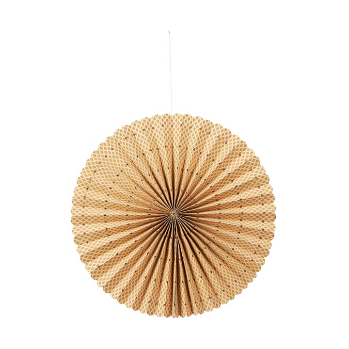 Stella rosette advent star M Ø43 cm - Harvest gold-natural - Broste Copenhagen