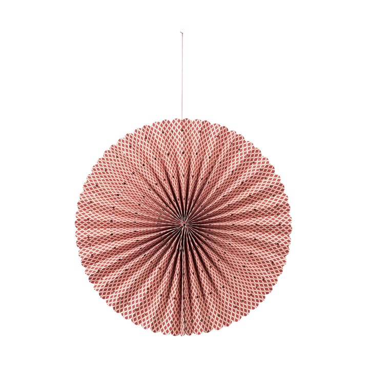 Stella rosette advent star M Ø43 cm - Pompeian red-natural - Broste Copenhagen