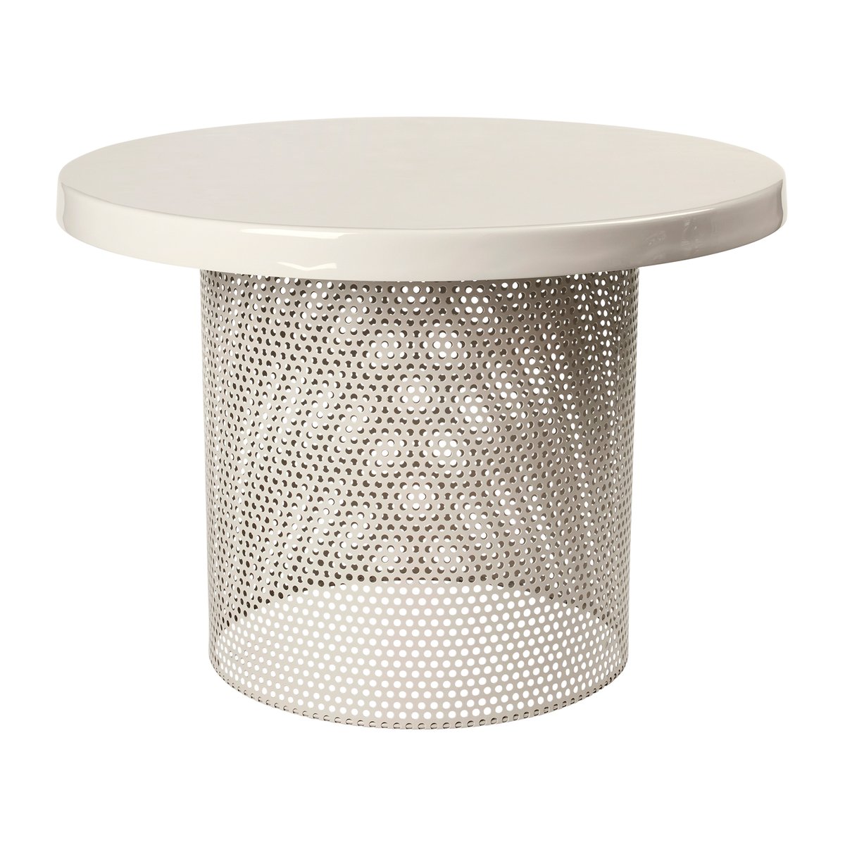 Broste Copenhagen Tulina table Ø50x36 cm Off white