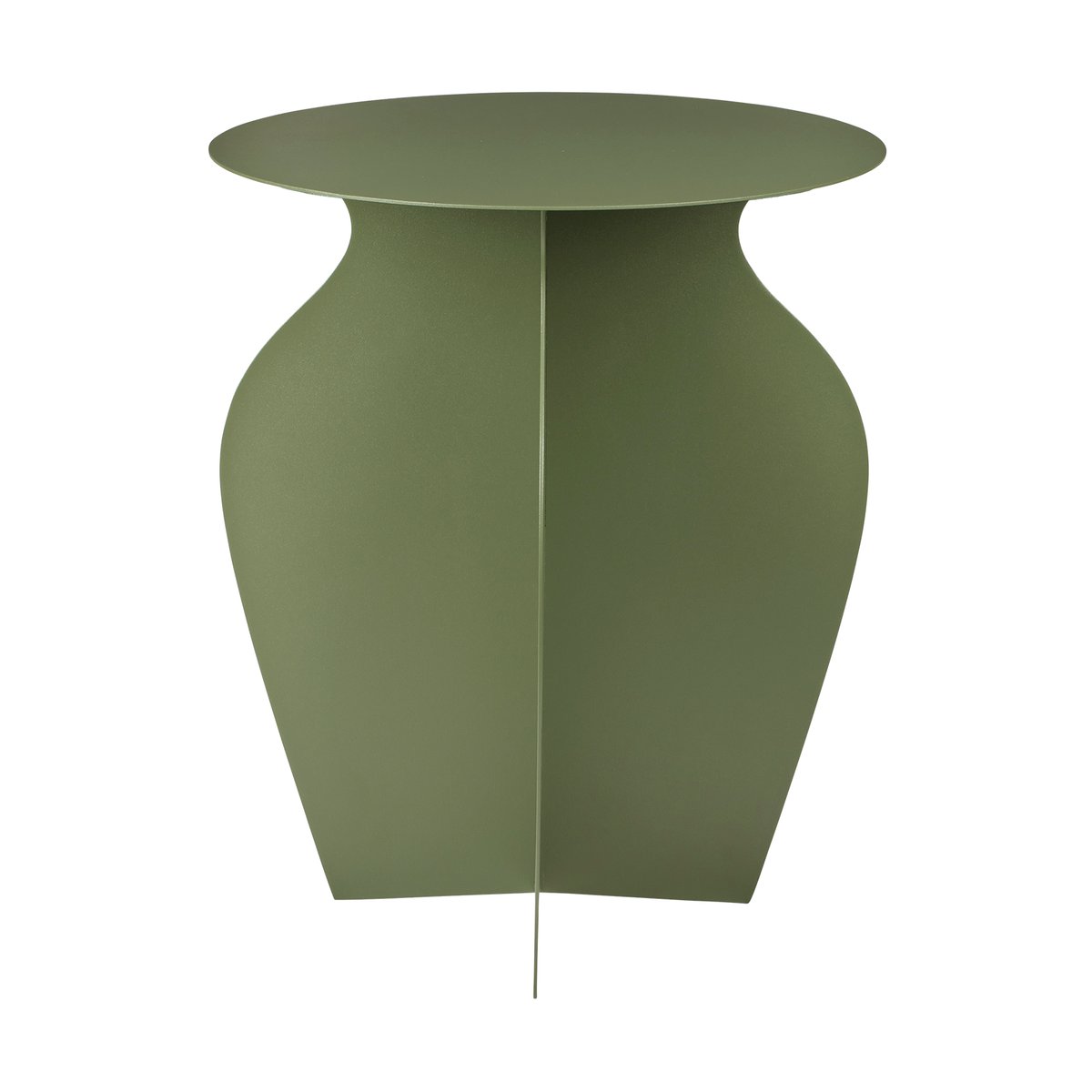 Broste Copenhagen Urna side table Ø35x45 cm Grape leaf green