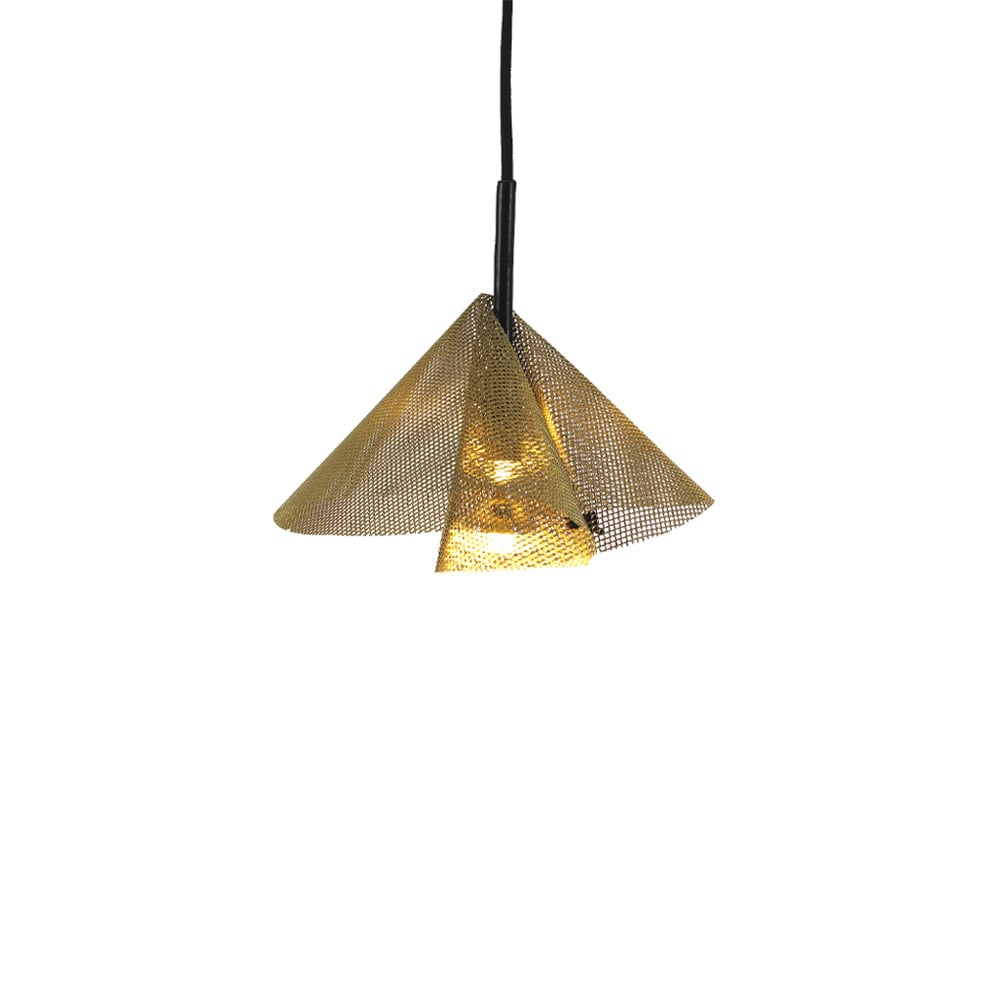 Bsweden Diffuse pendant lamp Gold, led, small | Scandinavian Design | Pendant lamps | Gold-coloured