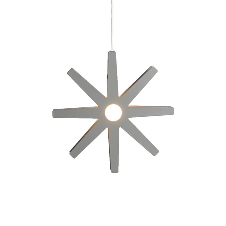 Fling 33 Pendant - Light grey matte, white plastic cord - Bsweden