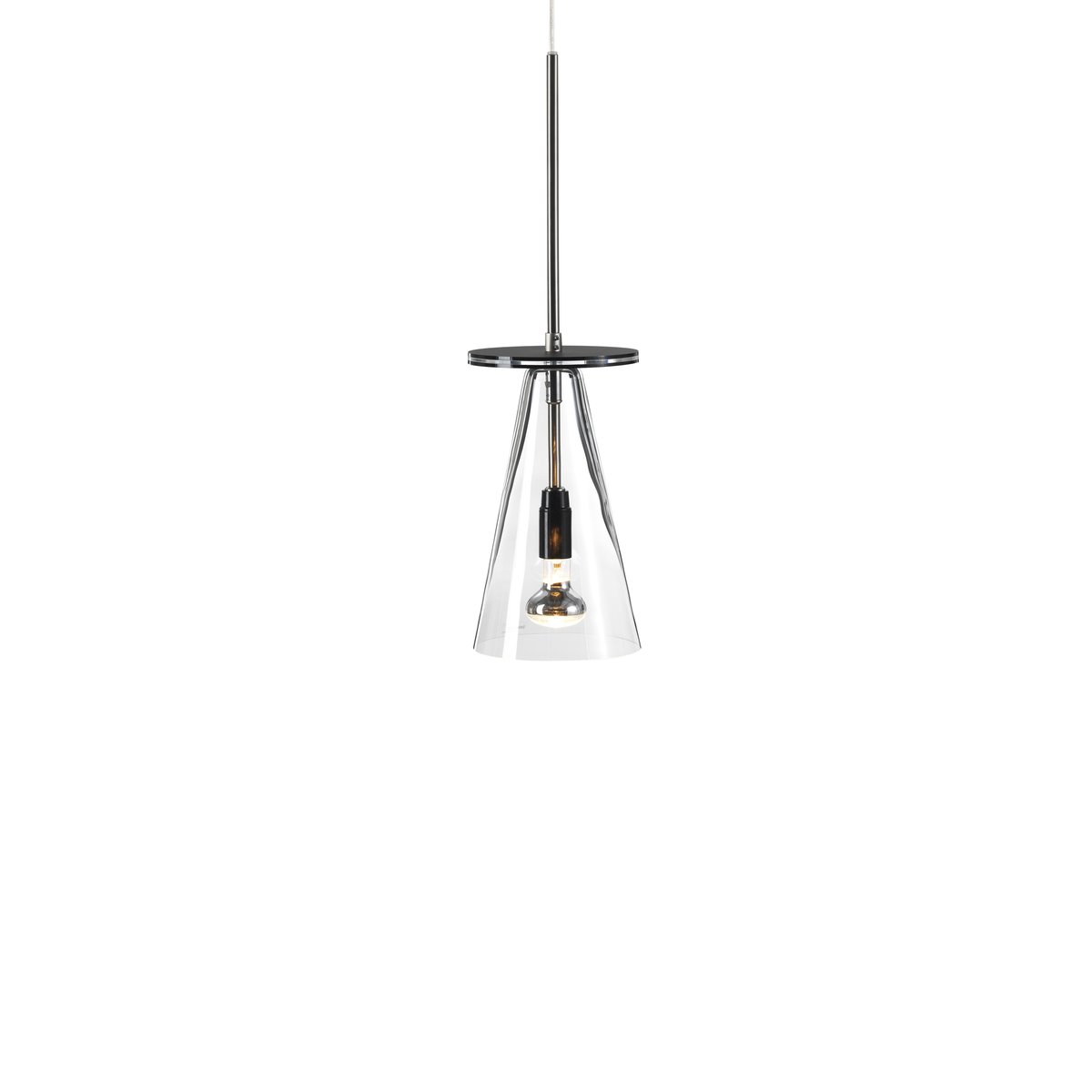 Bsweden Kon pendant lamp Clear, grey tray