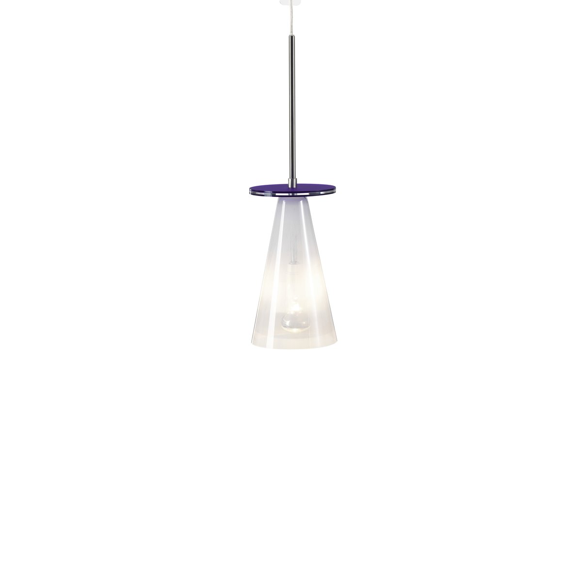 Bsweden Kon pendant lamp Clear, purple tray