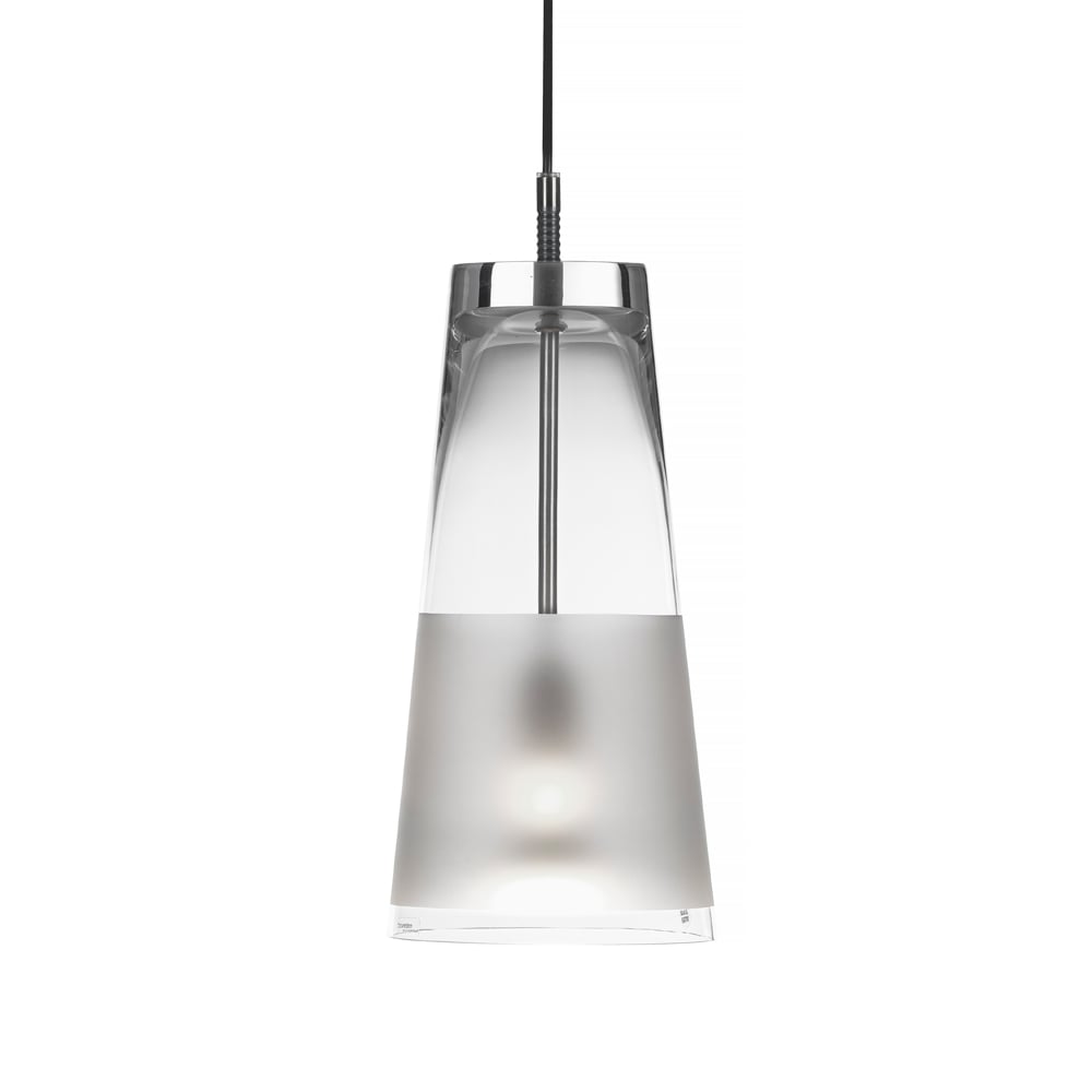 Bsweden Manhattan 50 pendant lamp Glass clear, frosted horizontal band