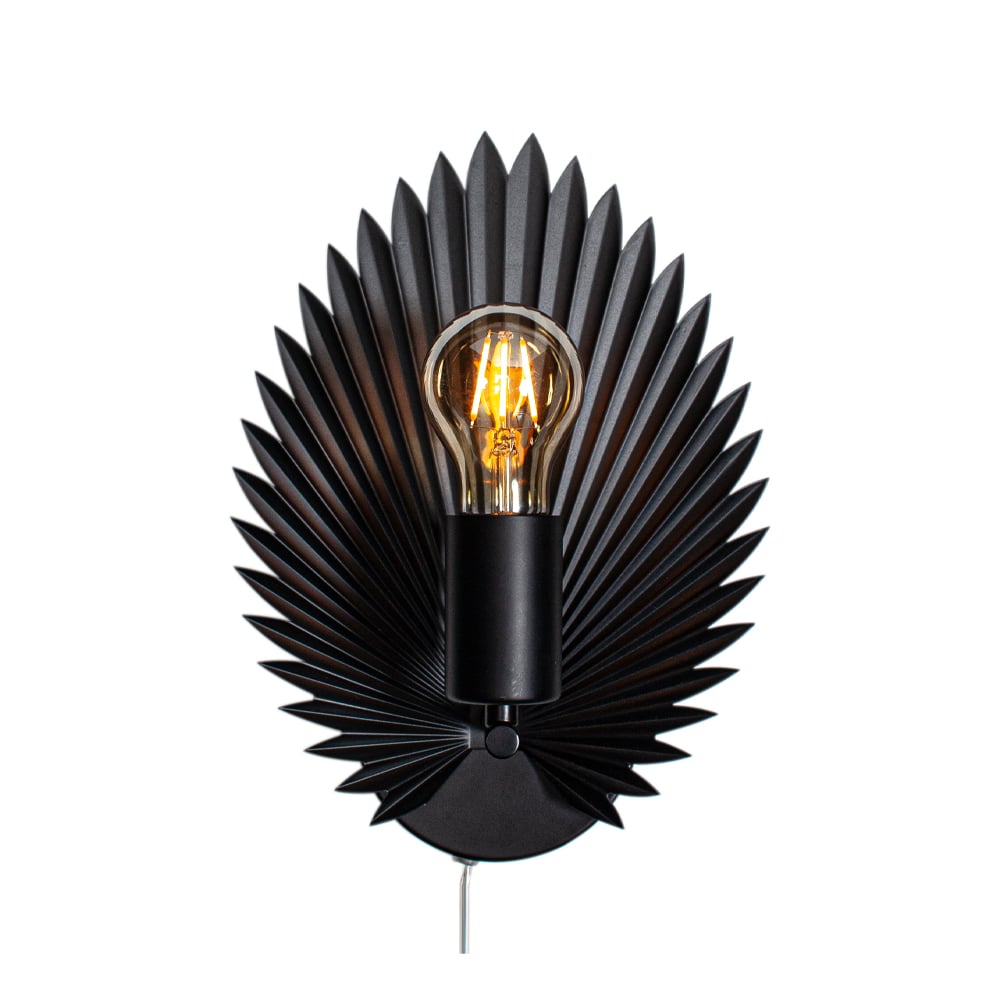 By Rydéns Aruba wall lamp Black matte